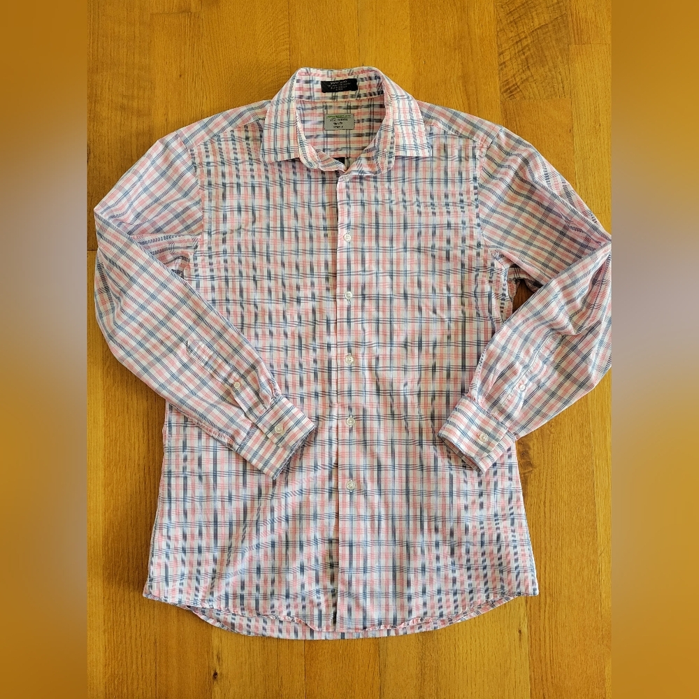 Mens button down Dress Shirt